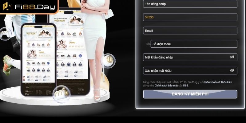 Tuân thủ điều khoản khi đăng ký Fi88