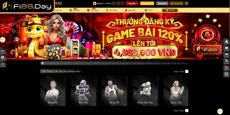 Cập nhật link truy cập đăng nhập Fi88 mới nhất
