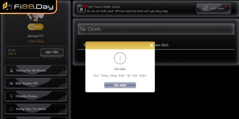 Điều kiện và điều khoản rút tiền Fi88
