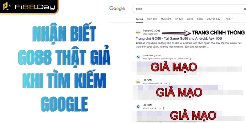 Tìm hiểu chiêu trò lừa đảo bằng GO88 giả mạo